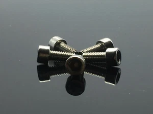 5pcs M5x12mm Carbon Steel Bicycle Water Bottle Cage Bolts Screws Bolt - Picture 1 of 4