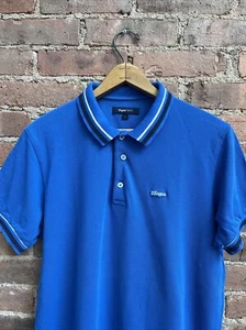 Vintage Zegna Sport Herren Polo, Gr. XL Slim, Azure Cotton Pique - Bild 1 von 8