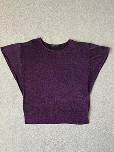 David Emanuel Womens Glitter Mix Top - Large - Picture 1 of 4