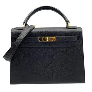 HERMES Kelly 28 outer sewing □A刻 Handbag Japan ookura - Picture 1 of 18