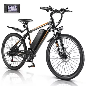 Electric Bike Electric Mountain Bike 26" Electric Bicycles 500W Ebike Adult - Picture 1 of 39