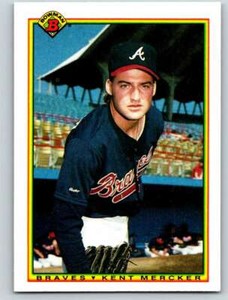 1990 Bowman #6 Kent Mercker Braves NM-MT (RC - Rookie Card) 