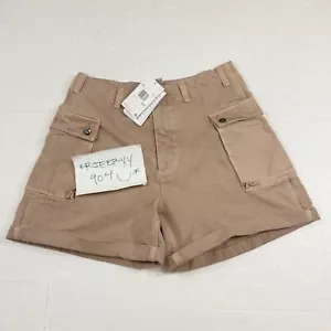 Mens Size 32 Nike Life P44 Cargo Utility Canvas Shorts FZ6571-200 Garment Dye 2 - Picture 1 of 18