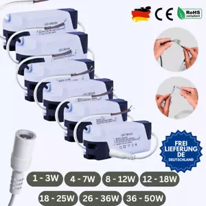 LED Driver Trafo Treiber Transformator Treiber Netzteil 3W - 50W 300mA - Bild 1 von 81