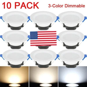 4/10Pack Dimmable LED Ceilinglight 5W Downlight Recessed Wall Lamp 110V/220V - Picture 1 of 9