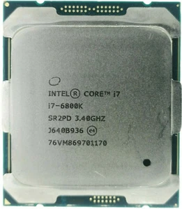 Intel Core i7-6800K 3.40GHz 6-Core 12-Thread 15MB 140W LGA2011 CPU Processor - Picture 1 of 1