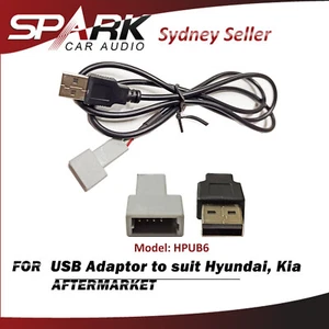 USB Adapter Adaptor Retain OEM Port For Hyundai iLoad iMax Elantra Veloster CT - Picture 1 of 1