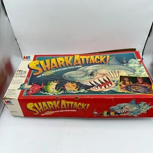 SHARK ATTACK! 1988 Motorized Board Game Milton Bradley Vintage MB  Parts Only - Picture 1 of 8