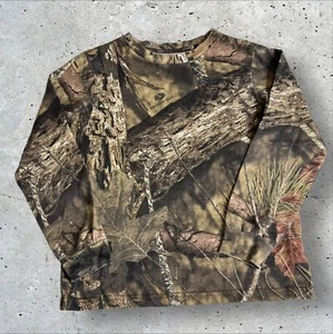 Y2K Red Head Camo Long-sleeve Hunting Shirt Size M - Picture 1 of 5