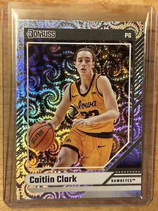 2024 Caitlin Clark /399 VORTEX "IOWA YELLOW" Panini Donruss No. 4 SHIPS 2-U NOW! - Picture 1 of 12