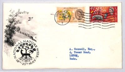 GB *NATIONAL NATURE WEEK* FDC 1963 Southampton First Day Cover{samwells}ZE231 - Image 1 of 4