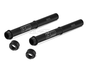 For 1/4 Losi Promoto Bike SUSPENSION FORKS TUBES Metal Upgrade #MX142 -BLACK- - Picture 1 of 10