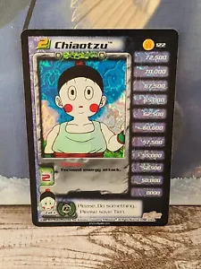 DBZ CCG CHIAOTZU LV2 HOLO FOIL RARE 122 CELL GAMES SAGA DRAGON BALL Z - LP - Picture 1 of 8