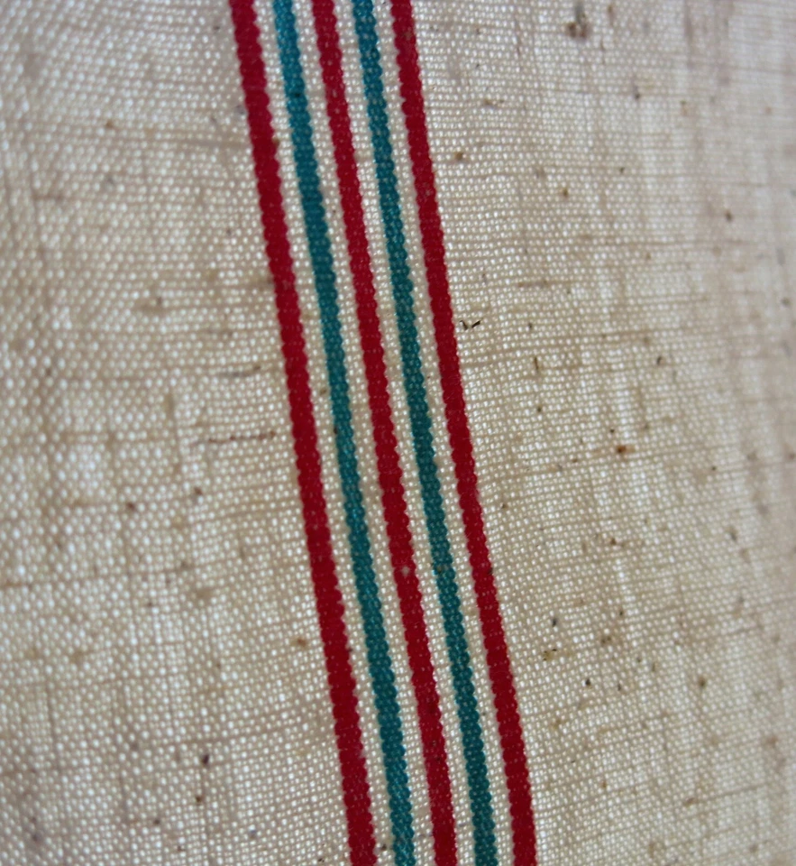 TORCHON ANCIEN, 12 beaux torchons anciens en métis, rouge, vert, ANCIEN & NEUF - Photo 1/4