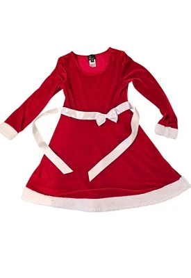 Vestido de Natal feminino tamanho 7 - Imagem 1 de 3