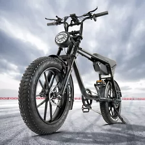 20 Zoll eBike 48V 15AH E-Mountainbike 25km/h Fat Tyre ebike 750W Elektrofahrrad - Bild 1 von 14