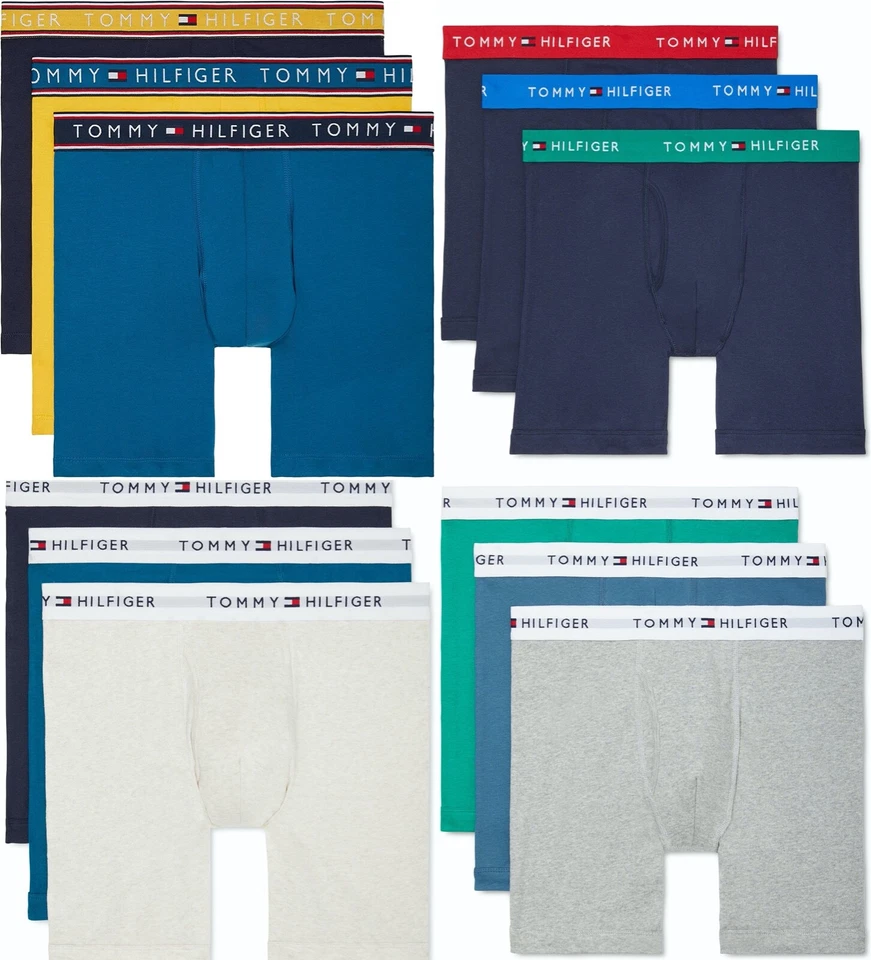 New Tommy Hilfiger Men's 3-Pk. Boxer Briefs Choose Size & Color MSRP $42.50 - Image 1 of 1