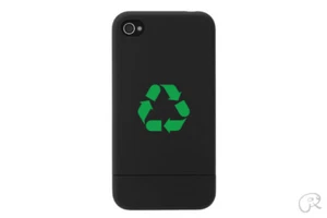 (2x) Calcomanía troquelada con pegatina de reciclaje para teléfono celular móvil - Imagen 1 de 1