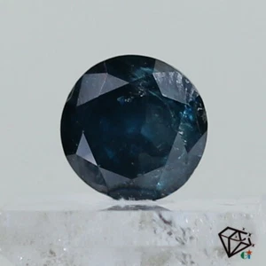 Solitario 1,66 quilates diamante azul natural redondo ~ color mejorado y 100% original - Imagen 1 de 2