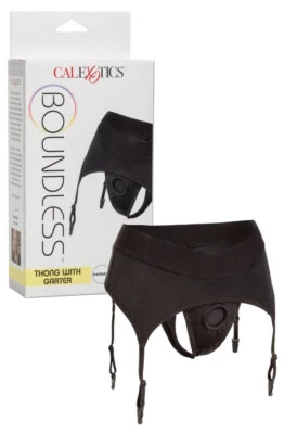 Slip con giarrettiera per dildo vibrante fallo vibratore pene vaginale e anale - Immagine 1 di 4