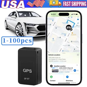 Magnetic GPS Real Time Car Locator Tracker GSM/GPRS Tracking Device US GF07 lot - Picture 1 of 16