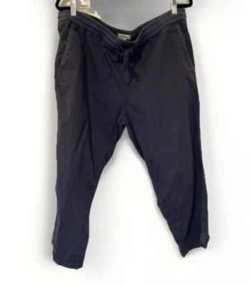 Pantalones para mujer LL Bean XL azules recortados ripstop tobillo algodón informales Foto 1 de 4