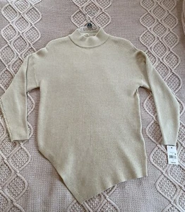 Suéter Mujer Talla Pequeña Ofelia Roe Túnica Color Crema/Blanco - Imagen 1 de 3
