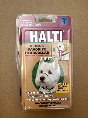 Collar de cabeza para perro - Collar de cabeza de entrenamiento con diseño mejorado y manual de entrenamiento 1 Foto 1 de 2