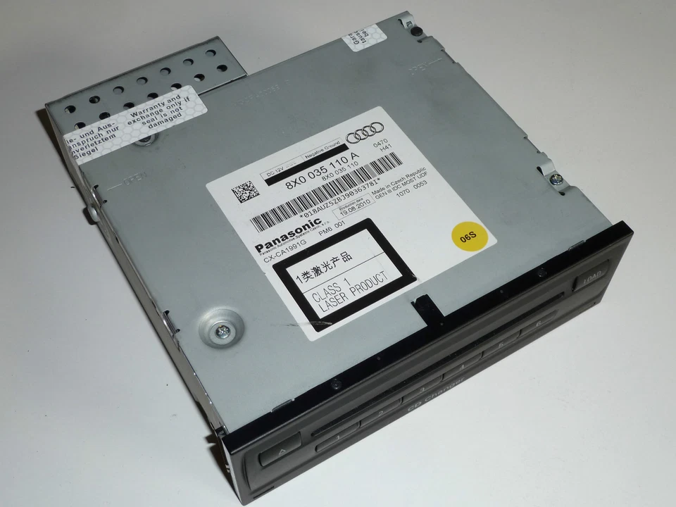 AUDI A1 Q3 Q5 A6 4G A7 A5 A4 MP3 Most 3G MMI CD Scambiatore Changer 8X0035110A - Immagine 1 di 1