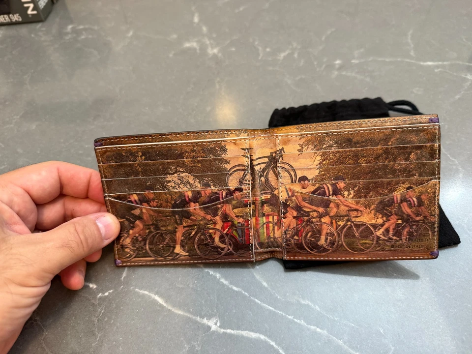 Cartera plegable de cuero Paul Smith Rapha Condor - RARA Foto 1 de 4