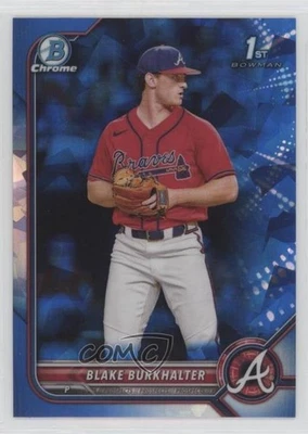 2022 Bowman Chrome Draft Sapphire Edition Blake Burkhalter #BDC-10 - Image 1 of 2