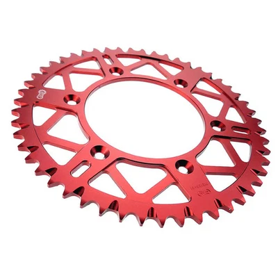 Kettenrad Schlamm Alu rot 49-Zähne 520-Teilung für Honda CRF 450 RE Bj. 2016 - Bild 1 von 4