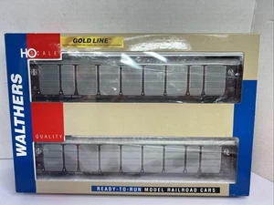 HO WALTHERS 89' TRI-LEVEL AUTO CARRIER ATSF 2-Pack NEU - Bild 1 von 2