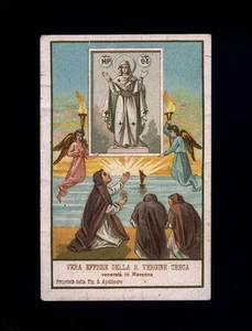 antico santino cromo-holy card MADONNA GRECA-RAVENNA - Picture 1 of 1
