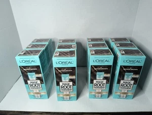 12x L'Oreal Magic Root Rescue 10 min Hair coloring Kit Permanent 6 Light Brown - Picture 1 of 2