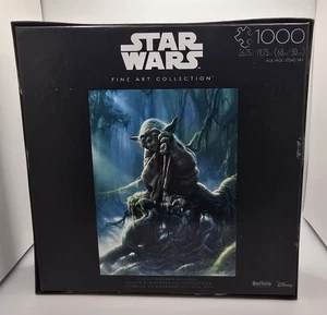Disney Star Wars Fine Art Collection "Yoda" 1000 Piece Puzzle By Buffalo - Picture 1 of 3