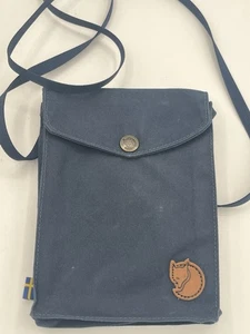 Bandolera Fjallraven Pocket G1000 Azul Correa Ajustable Lona Resistente - Imagen 1 de 9
