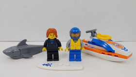 LEGO Surfer Rescue 60011 CITY Coast Guard 100% Complete