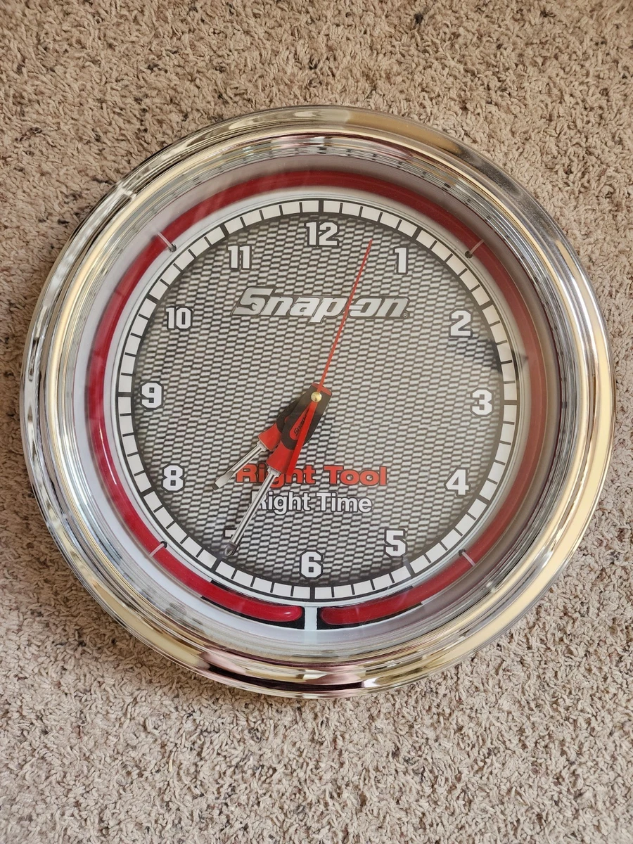 Snap-on Red Collectible Advertising Clocks for sale | eBay