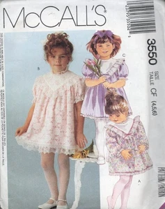 3550 MCCALL'S KINDER KLEID 3 VERSIONEN GR. 4-6 - Bild 1 von 1