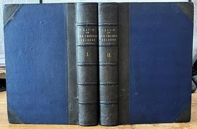 1844 John Calvin 2 Vols 'Institutes Of The Christian Religion' BINDINGS Theology — 第 1/4 张图片