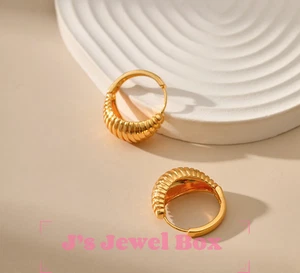 Must See! Gold - Ralph Lauren Croissant Earrings - Picture 1 of 7