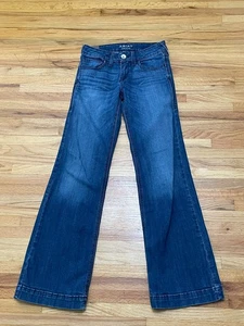 Ariat Damen 26 Blue Jeans Denim Baumwolle Boot Cut Western Cowgirl Faded Stretch - Bild 1 von 12