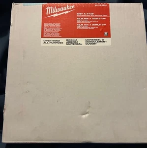Milwaukee 5/8” X 7-1/2' All-Purpose Open Wind Sectional Cable new 48-53-2680 - Picture 1 of 4