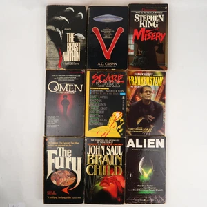 Paperbacks From Hell - 9 Book Lot - Vintage Horror (Signet, Tor, Bantam) AN - Picture 1 of 5