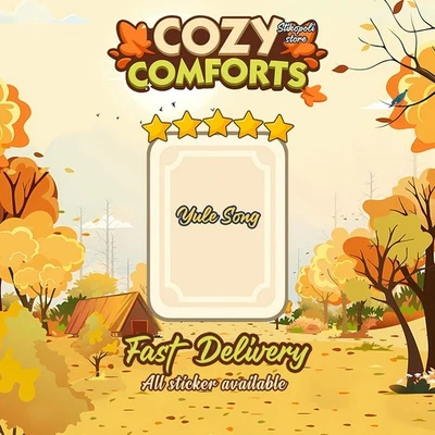 Yule Song_Mono_poly_-Go_Sticker_5 Star ⭐ Cozy Comforts  Album 🔥 - Image 1 of 3