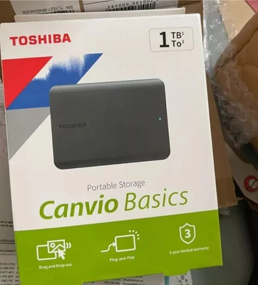 ️1TB TOSHIBA External Hard Disk USB 3.0 HDD Portable 2.5 - Image 1 of 4