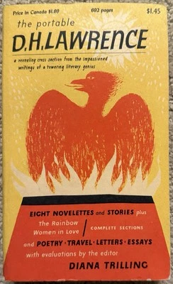 THE PORTABLE D. H. LAWRENCE 1959 VIKING PRESS VINTAGE PAPERBACK - Image 1 of 4