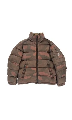 Chaqueta corta Moncler Maya negra talla 5 (talla XL) camuflada precio de venta sugerido por el fabricante 1980 USD Foto 1 de 4