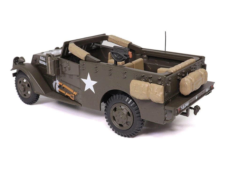 Militaria White M3 Scout Car Olive Drab "US Army" 1/43 Diecast Model 24213-43